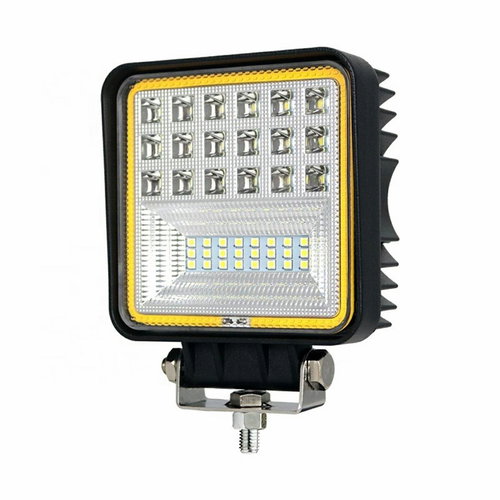 APT ZD21B LED work light, square, 126W, 6000 lm, 12-24V, IP65 - LED Light - Main image
