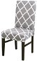 APT Univerzálny poťah na stoličku so vzorom sivo-biely - Poťah na stoličky