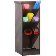 eCa CB18CZ Plastový stolní organizér černý - Office Shelf