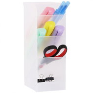 eCa CB18B Plastový stolní organizér bílý - Office Shelf