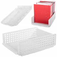 Verk 24011 Drátěný stolní organizér kancelářský bílý - Paper Tray