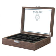 eCa PD141 Case for 10 watches brown - Jewelry Case