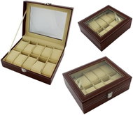 APT Case for 10 watches brown - Jewellery Box