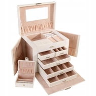 Pronett Design jewellery box with mirror beige - Jewellery Box