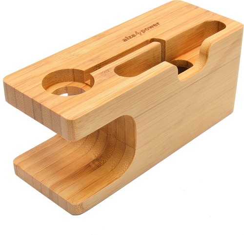 AlzaPower Bamboo Station for Apple Watch - Tartóállvány - Fő fotó