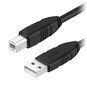 Datenkabel AlzaPower LinkCore USB-A to USB-B 3m schwarz - Datový kabel