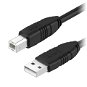 AlzaPower LinkCore USB A-B 3m Černý - Datový kabel
