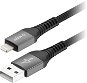 Data Cable AlzaPower AluCore USB-A to Lightning (C189) Ultra Durable 1m dark gray - Datový kabel