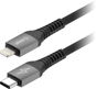 Adatkábel AlzaPower AluCore USB-C to Lightning (C94) Ultra Durable 1m sötétszürke - Datový kabel