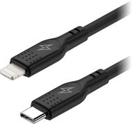 AlzaPower SilkCore USB-C to Lightning MFi, 1m černý - Data Cable