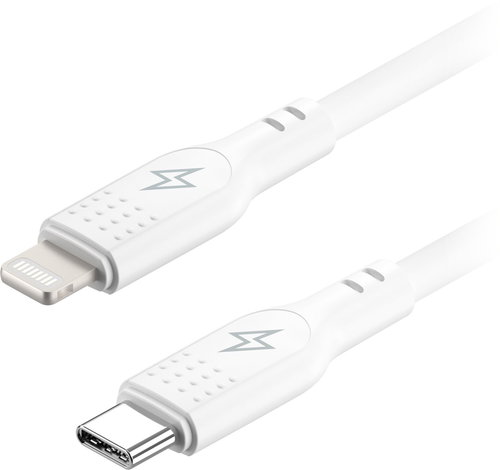 AlzaPower SilkCore USB-C to Lightning MFi, 1 m, fehér Fő fotó AlzaPower SilkCore USB-C to Lightning MFi, 1 m, fehér - Adatkábel - Fő fotó