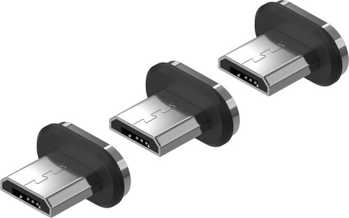 AlzaPower MagCore Plug Micro USB, 3pcs Main image AlzaPower MagCore Plug Micro USB, 3pcs - Connector - Main image