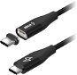 AlzaPower MagCore USB-C to USB-C 100W 0.5m čierny - Dátový kábel