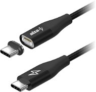 AlzaPower MagCore USB-C to USB-C 100W 0.5m, fekete - Adatkábel