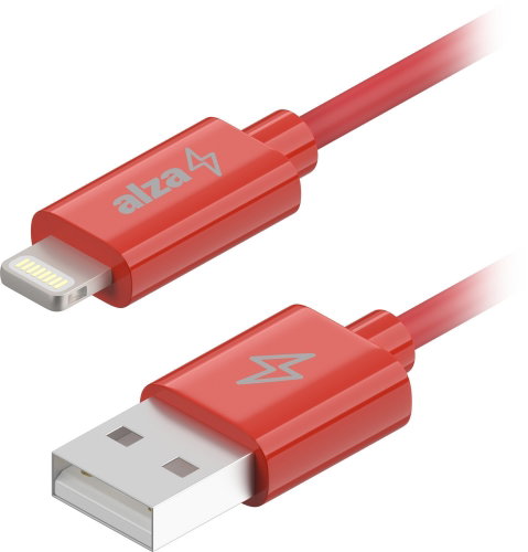 AlzaPower Core Lightning MFi (C89) 1m red - Data Cable - Main image