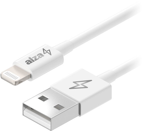 AlzaPower Core USB-A to Lightning MFi (C189) 0.5m white - Data Cable - Main image