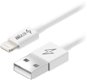 AlzaPower Core USB-A to Lightning MFi (C189) 0.5m, fehér - Adatkábel