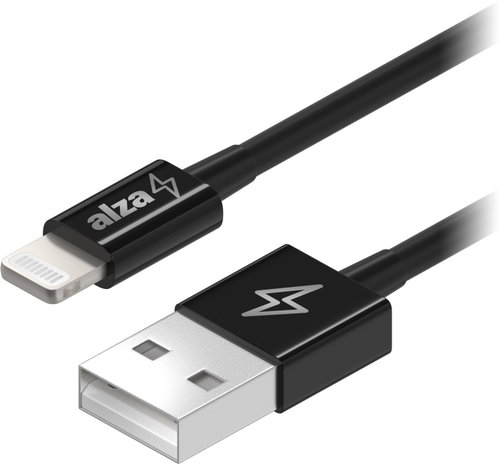 AlzaPower Core USB-A to Lightning MFi (C189) 2m - schwarz - Datenkabel - Hauptbild