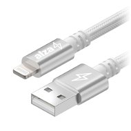 AlzaPower AluCore Lightning MFi (C189) 1m stříbrný - Datový kabel
