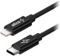 AlzaPower Core USB-C to Lightning MFi 0,5m, fekete - Adatkábel