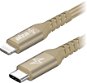 AlzaPower Alucore USB-C to Lightning MFi 0,5 m zlatý - Dátový kábel