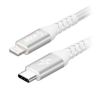 Adatkábel AlzaPower AluCore USB-C to Lightning MFi 2m, ezüst - Datový kabel
