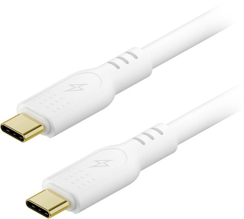 AlzaPower SilkCore USB-C to USB-C 3.2 Gen 2 240W 2m white - Data Cable - Main image