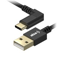 AlzaPower 90Core USB-A to USB-C 1m černý - Datový kabel