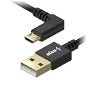 AlzaPower AluCore Micro USB D90 1m Black - Data Cable