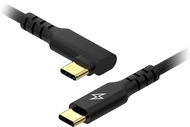 AlzaPower 90AluCore USB-C to USB-C 2.0, 100 W, 1 m - fekete - Adatkábel