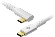 AlzaPower 90AluCore USB-C to USB-C 2.0, 100W, 1m - silver - Data Cable