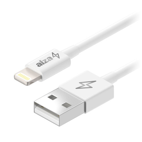 AlzaPower Core Lightning 2m White Main image AlzaPower Core Lightning 2m White - Data Cable - Main image