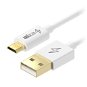 AlzaPower Core USB-A to Micro USB 1m - weiß - Datenkabel