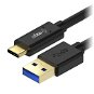 AlzaPower Core USB-A to USB-C 3.2 Gen 1 60W 5Gbp 0.5m, fekete - Adatkábel