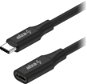 AlzaPower Core USB-C (M) to USB-C (F) 3.2 Gen 1, 0.5m, fekete - Adatkábel