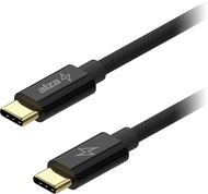 AlzaPower CompactCore USB-C to USB-C 2.0, 100 W, 1 m - fekete - Adatkábel