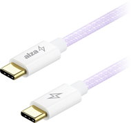 AlzaPower CompactCore USB-C to USB-C 2.0, 100W, 2m - purple - Data Cable