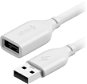 AlzaPower Core USB-A (M) to USB-A (F) 2.0, 2m White - Data Cable