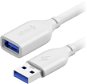 AlzaPower Core USB-A (M) to USB-A (F) 3.0, 0.5 m biely - Dátový kábel
