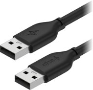 AlzaPower Core USB-A (M) to USB-A (M) 2.0, 0,5m, fekete - Adatkábel