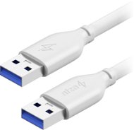AlzaPower Core USB-A (M) to USB-A (M) 3.0, 1 m biely - Dátový kábel