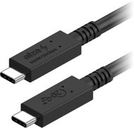 AlzaPower Core USB-C to USB-C USB4 100W 0.5m, fekete - Adatkábel