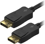 Videokábel AlzaPower DisplayPort (M) to DisplayPort (M), árnyékolt, 1.5m - fekete - Video kabel