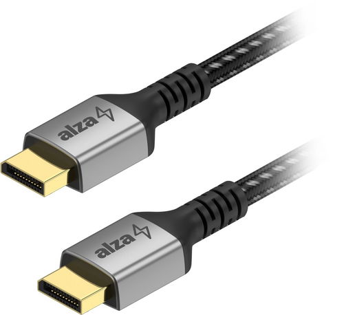 AlzaPower AluCore DisplayPort 1.4 8K 3m - fekete - Videokábel - Fő fotó