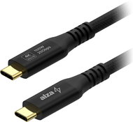 AlzaPower AluCore USB-C to USB-C 3.2 Gen 2x2 100W 20Gbps 0.5m černý - Datový kabel