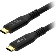 AlzaPower AluCore USB-C to USB-C 3.2 Gen 2x2 100W 20Gbps 1m černý - Datový kabel