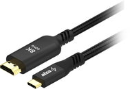 AlzaPower AluCore USB-C to HDMI 8K 3m black - Video Cable