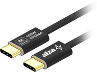 AlzaPower AluCore Ultra Slim USB-C to USB-C USB4 100W 80Gbps 1m black - Data Cable