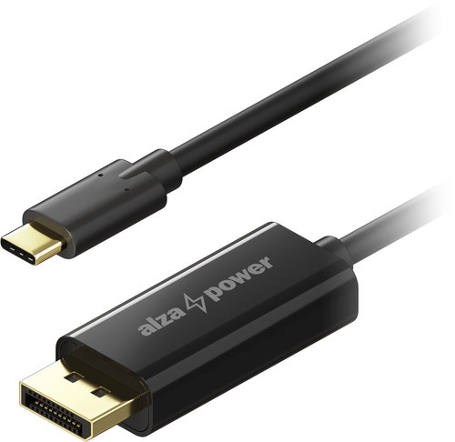 AlzaPower Core USB-C to DisplayPort 1.2 2m - fekete Fő fotó AlzaPower Core USB-C to DisplayPort 1.2 2m - fekete - Videokábel - Fő fotó