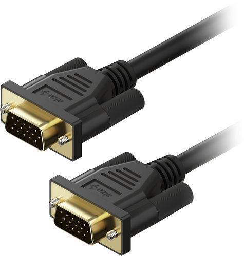AlzaPower Core VGA 1m schwarz - Videokabel - Hauptbild